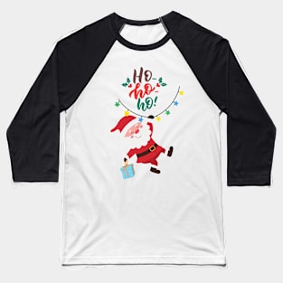 Vintage pink santa claus - Retro Pink Santa Claus - Christmas Stickers Baseball T-Shirt